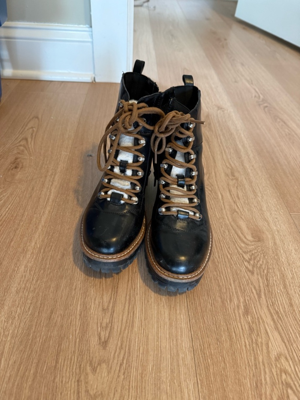 A new day lace up boots